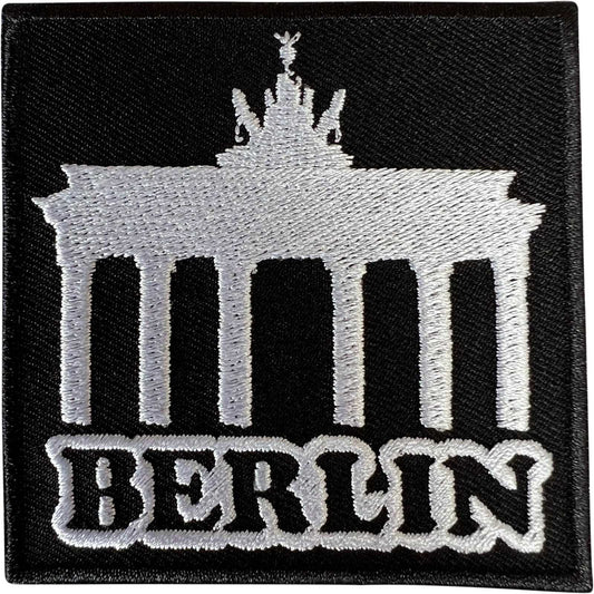 Berlin Patch Iron On Sew On Germany Embroidered Badge German Embroidery Applique