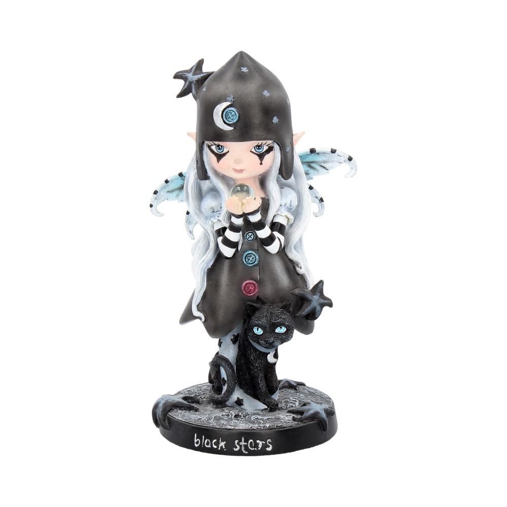 Black Stars Fairy Figurine 18cm