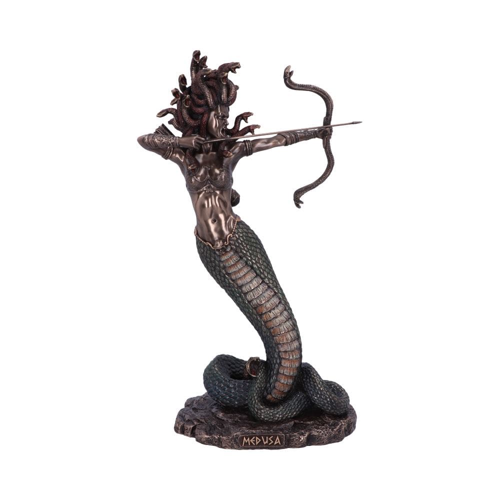 Bronze Mythological Medusa's Wrath Figurine 36cm