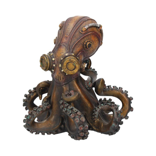 Bronze Octo-Steam Steampunk Octopus Squid Figurine