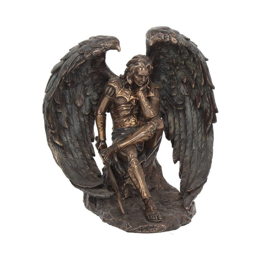 Bronzed Lucifer The Fallen Angel Religious Figurine. 16.5cm