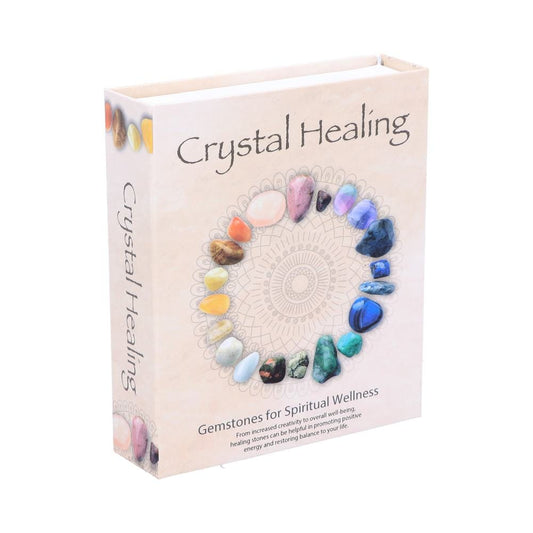 Crystal Healing Set of 12 Stones promoting spiritual wellness.