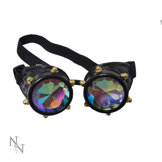 Crystal Vision 16cm Pack of Three Steampunk Goggles