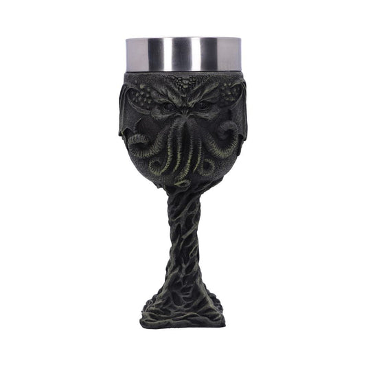 Cthulhu's Thirst Goblet Lovecraft Octopus Monster Wine Glass