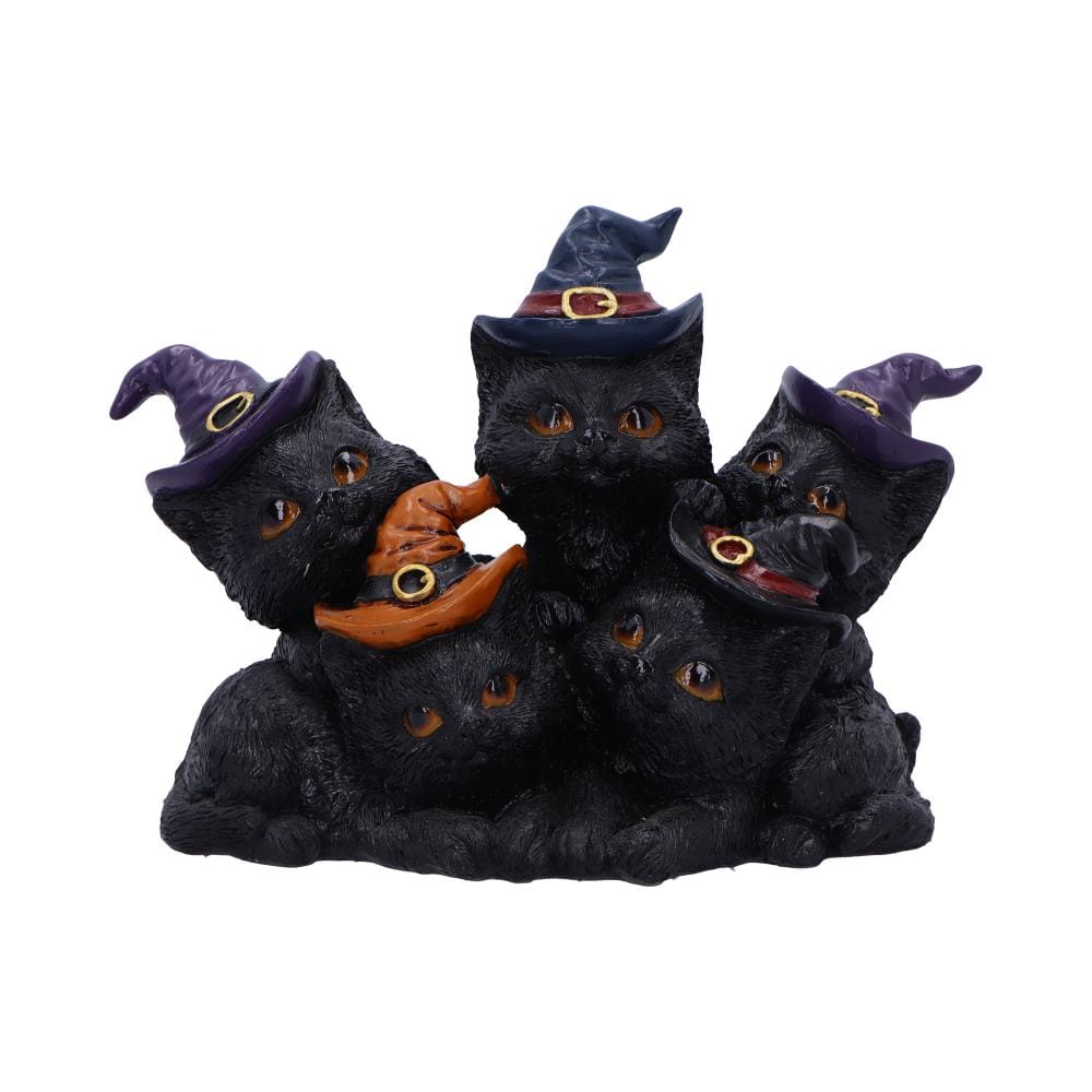 Familiar Friends Witchy Black Cats Figurine 18cm