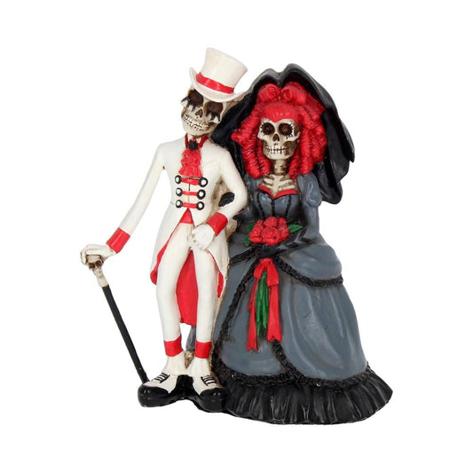 Forever By Your Side Figurine Skeleton Wedding Bride Groom Valentine