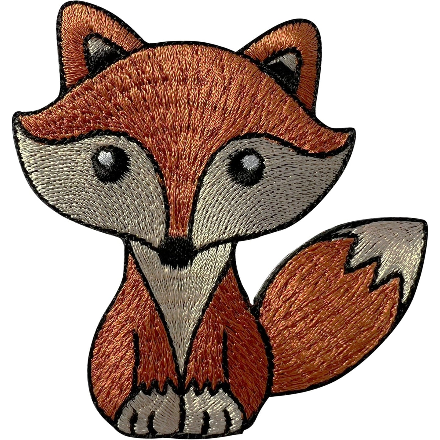 Fox Patch Iron Sew On Clothes Backpack Denim Jeans Jacket Bag Embroidered Badge