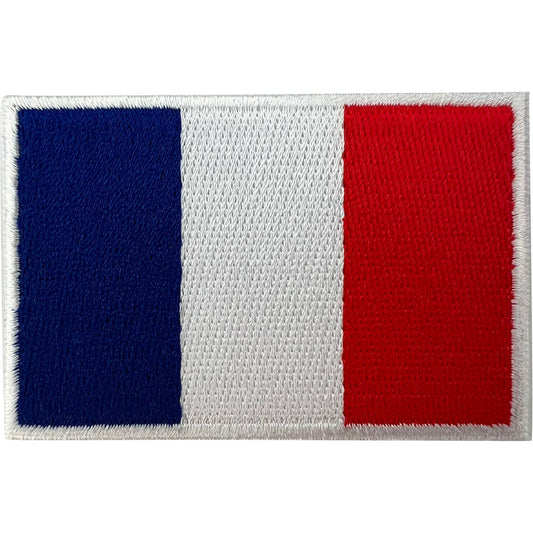 France Flag Patch Iron Sew On Clothes Denim Jeans Bag French Embroidered Badge