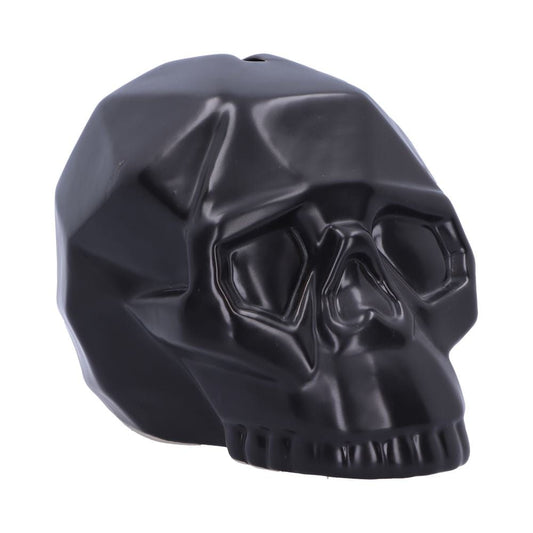 Geometric Black Skull Money Box 11.6cm