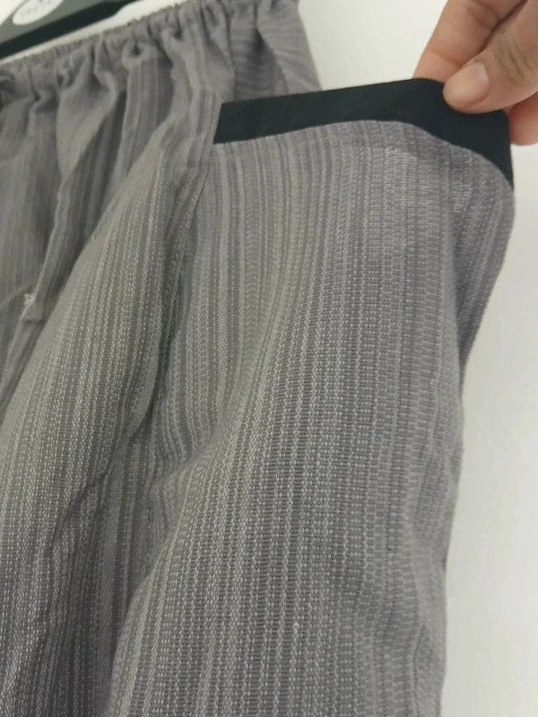 Grey Harem Pants Wide Leg Baggy Trousers Holiday Sun Travel Mens Womens One Size