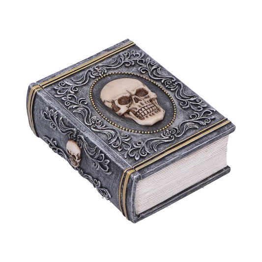 Grimoire Treasure Skull Book Box 11cm