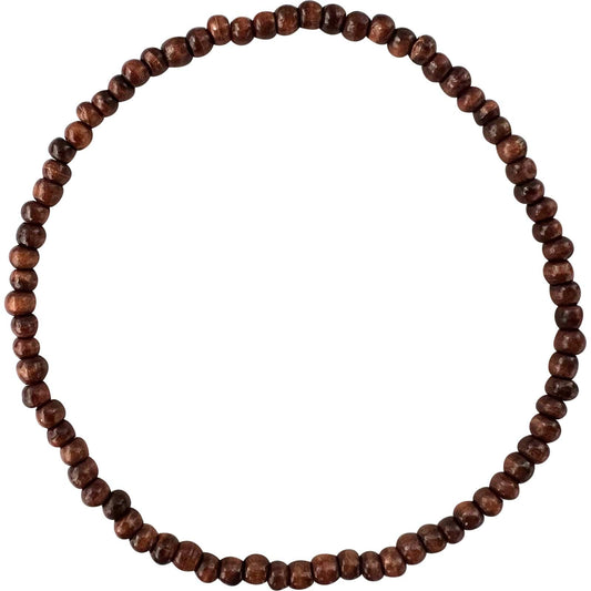 Handmade Wood Bead Necklace Chain Mens Womens Boys Girls Wooden Beaded Jewellery