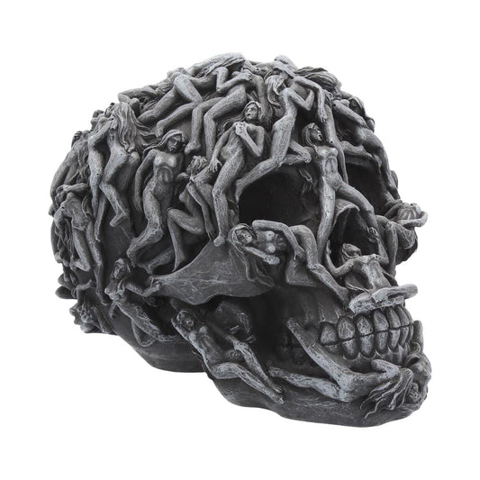 Hell's Desire Skull Naked Temptress Ornament