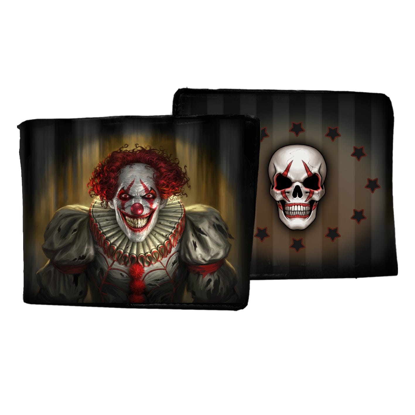 James Ryman Evil Clown Wallet Gothic Horror Scary Purse