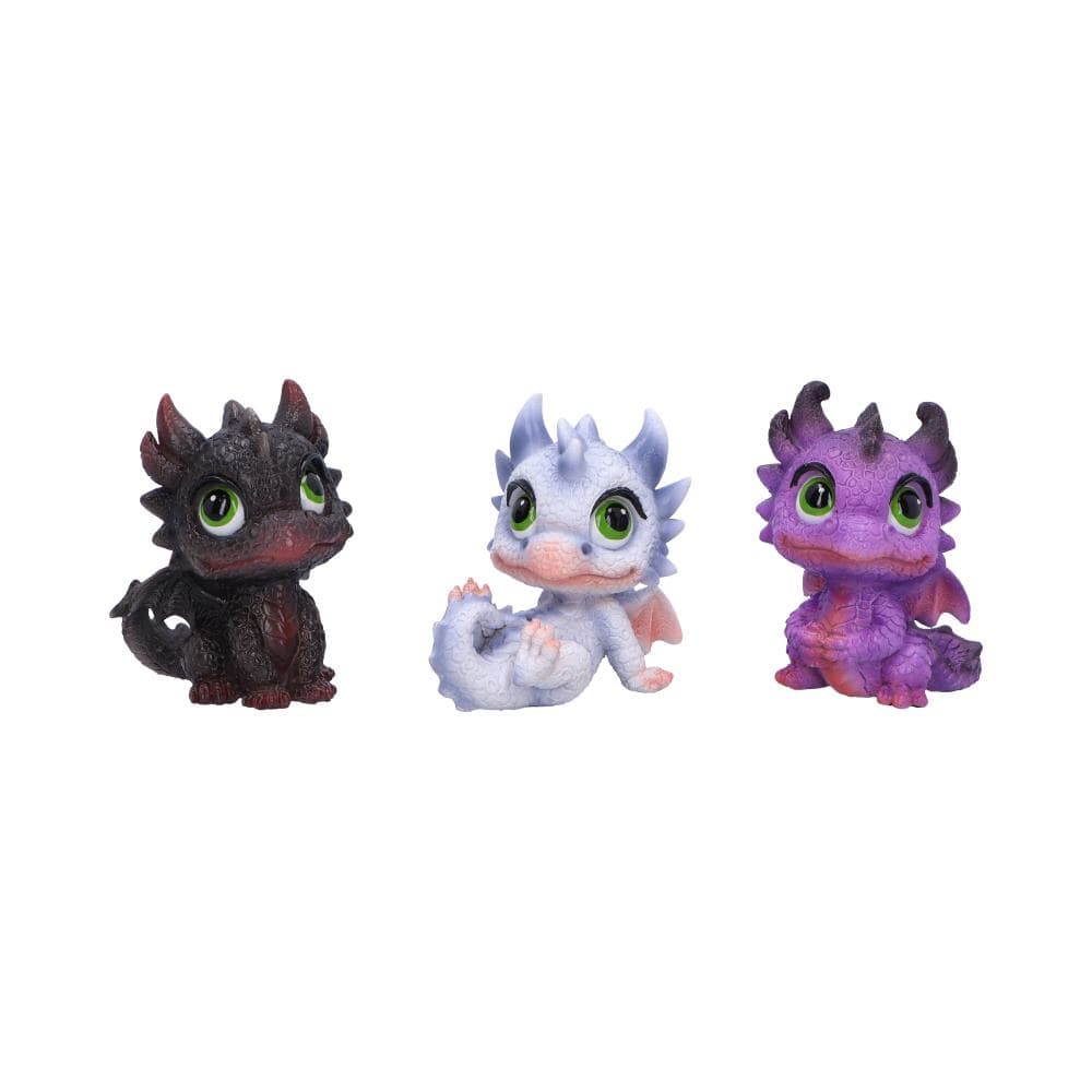 Little Hordlings Cute Baby Dragonling Figurines (Set of 3) 7cm