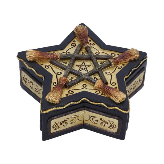Magick Protector Wiccan Broomstick Box 16cm