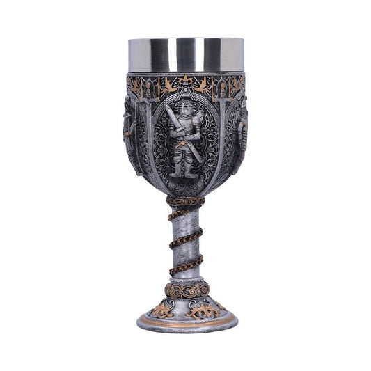 Medieval Knight Chain Wine Goblet