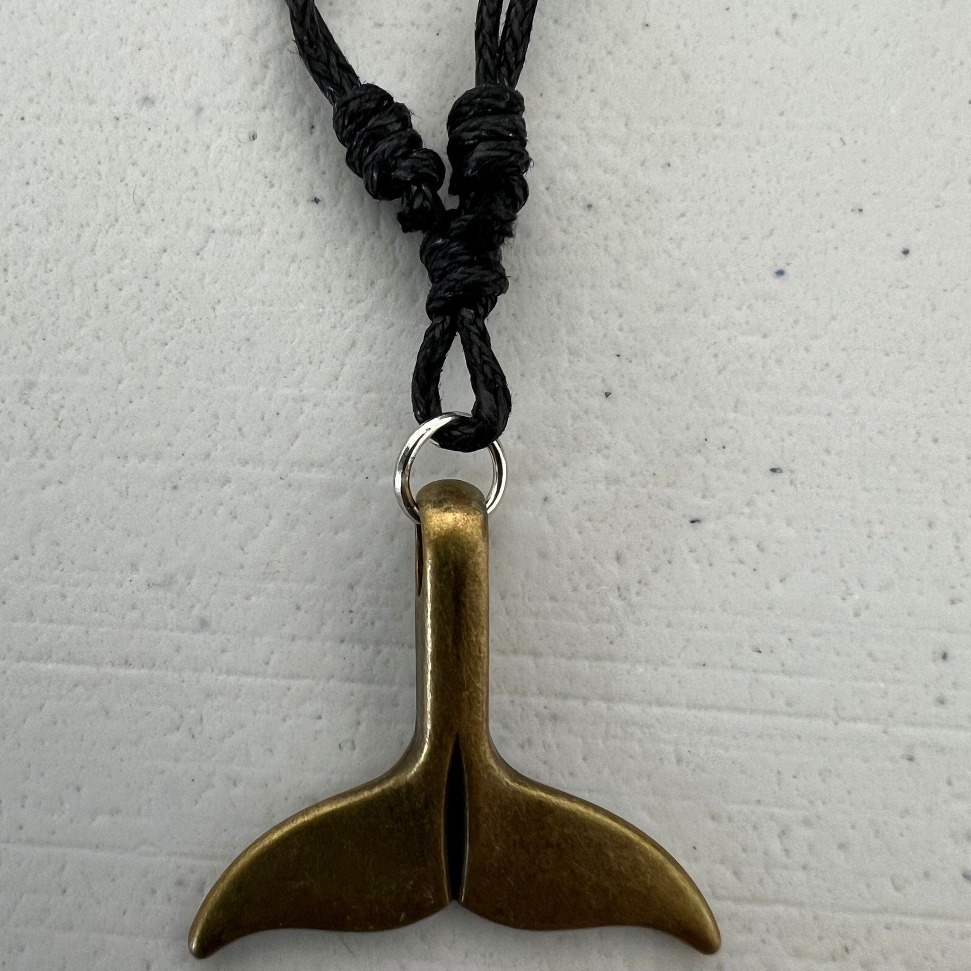 Metal Whale Mermaid Dolphin Tail Pendant Chain Necklace Mens Womens Childrens