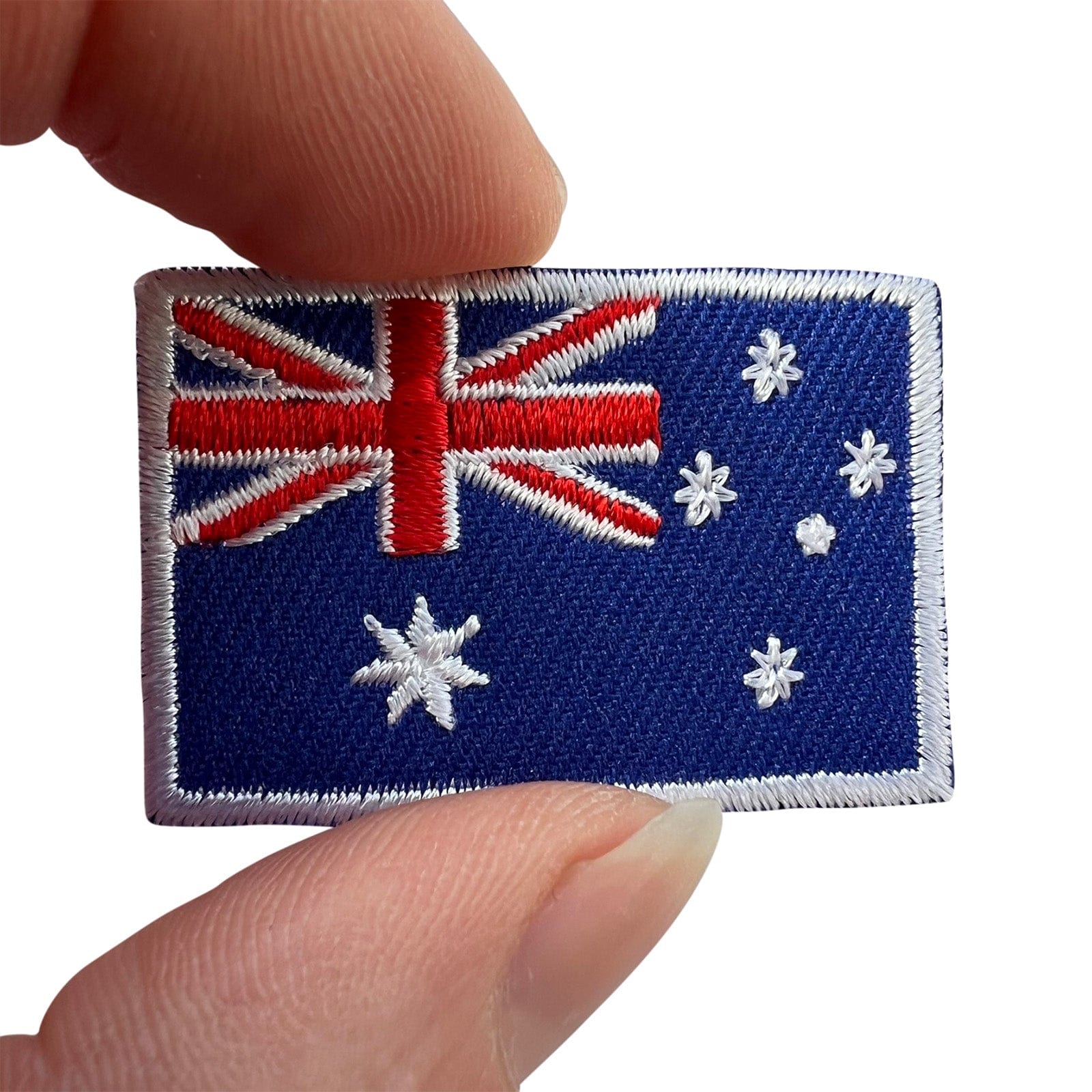 Mini Australia Flag Patch Iron Sew On Clothes Small Australian Embroidered Badge
