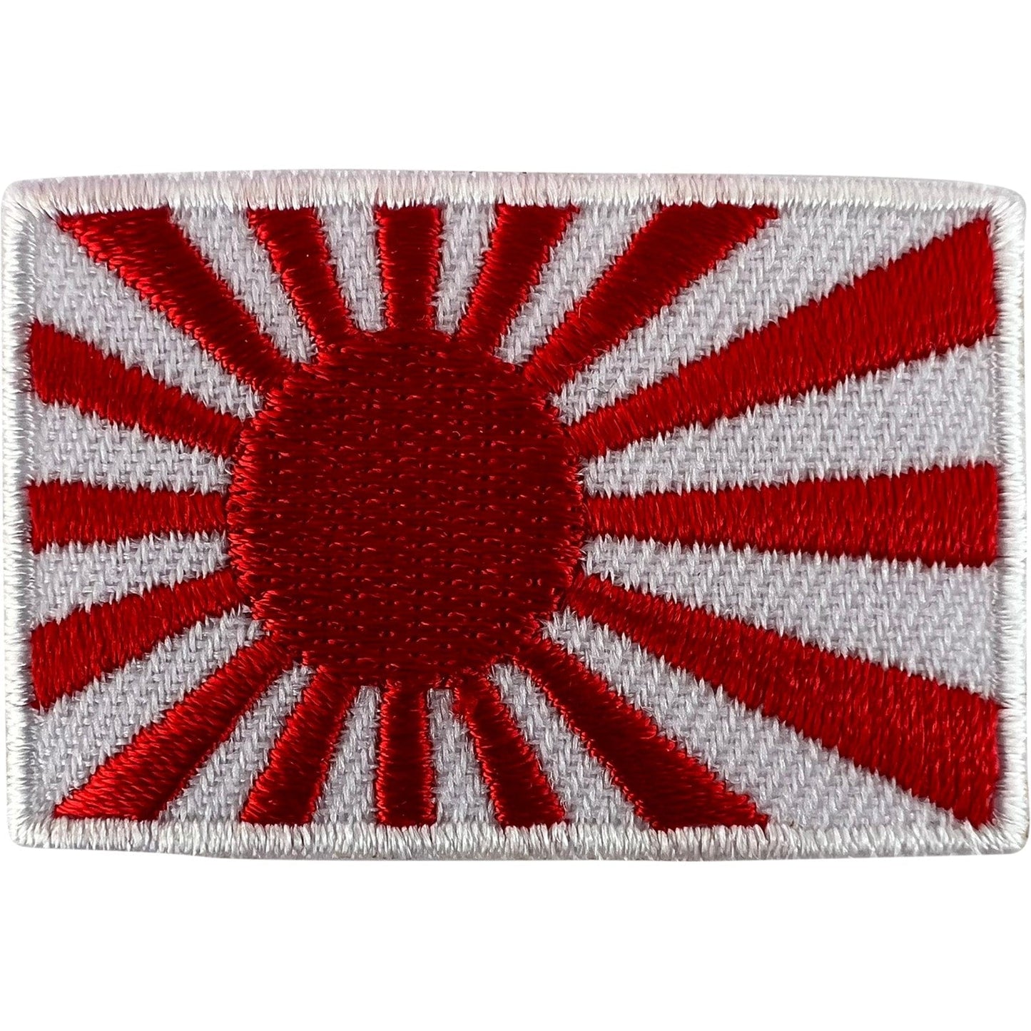 Mini Japan Rising Sun Flag Patch Iron On Sew On Clothes Bag Small Japanese Badge