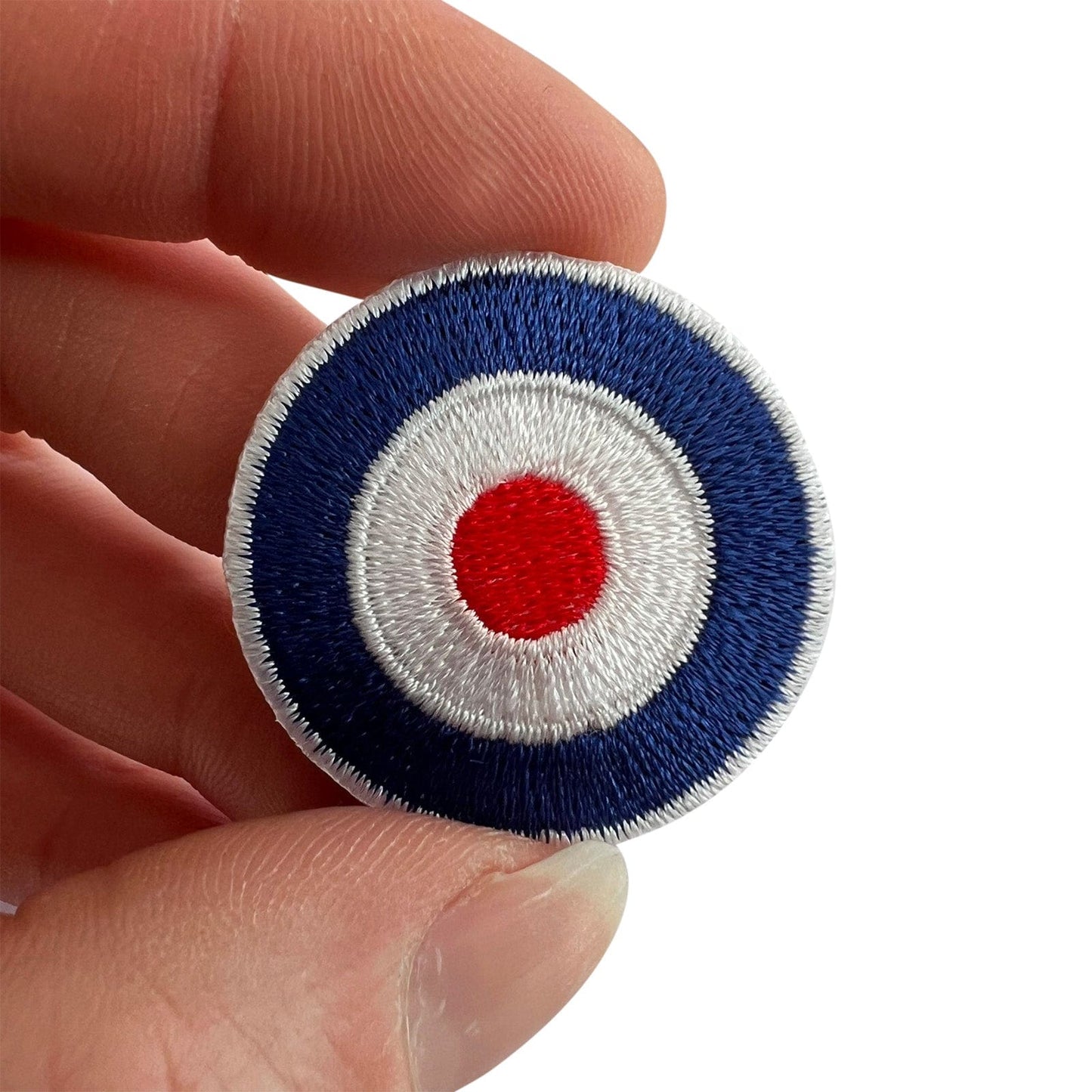 Mini MOD Target Patch Iron On Sew On Small RAF Royal Air Force Embroidered Badge
