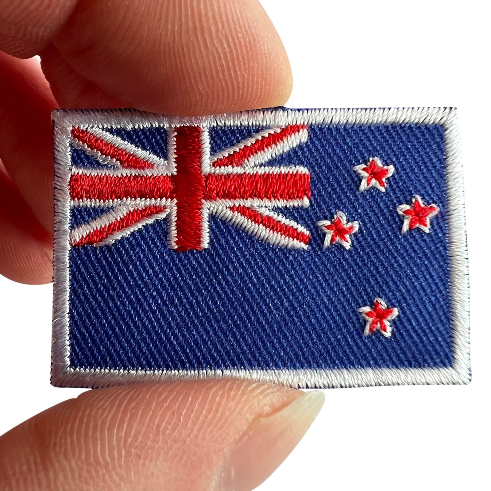 Mini New Zealand Flag Patch Iron Sew On Clothes Bag Shirt Small Embroidery Badge