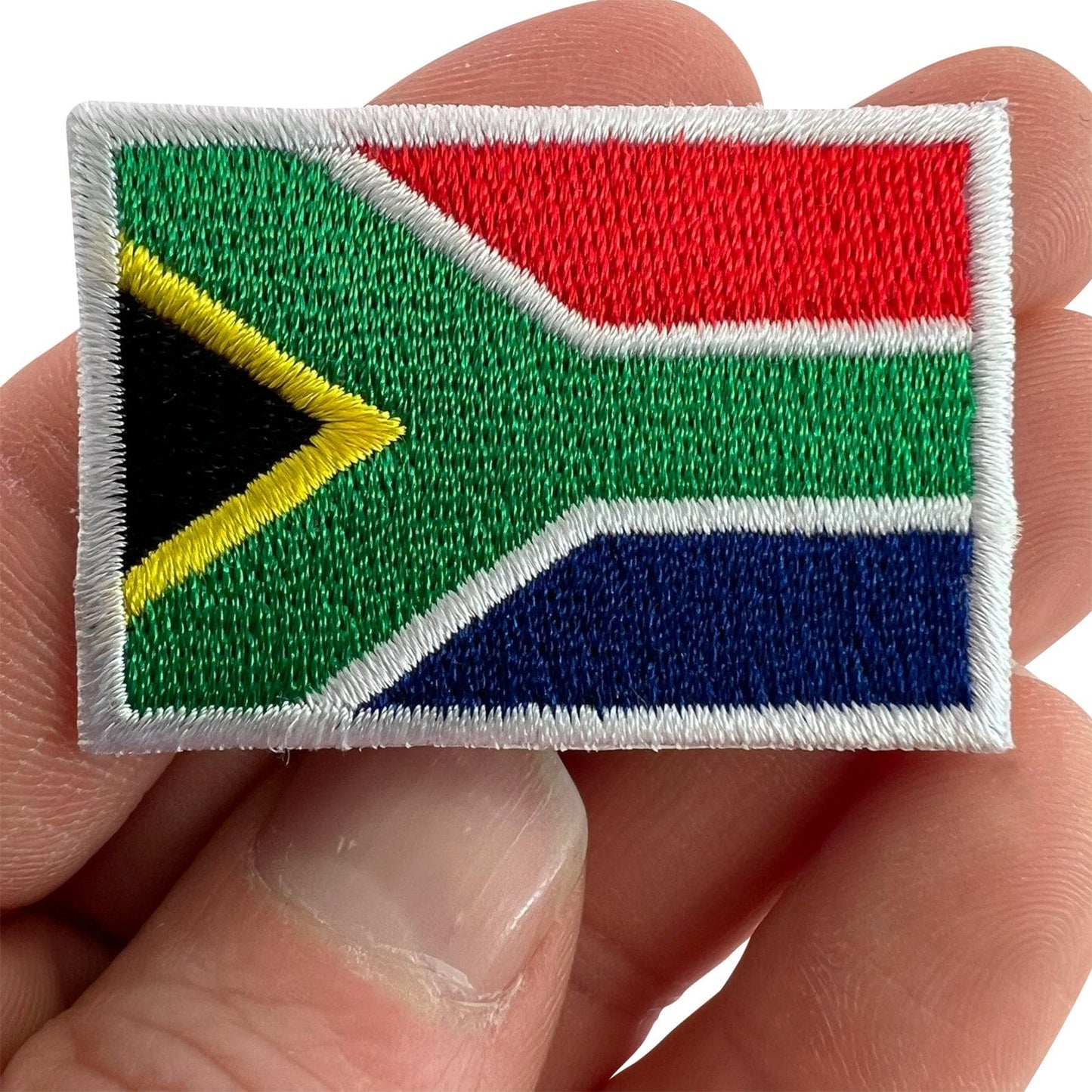 Mini South Africa Flag Patch Iron Sew On Clothes Small African Embroidered Badge