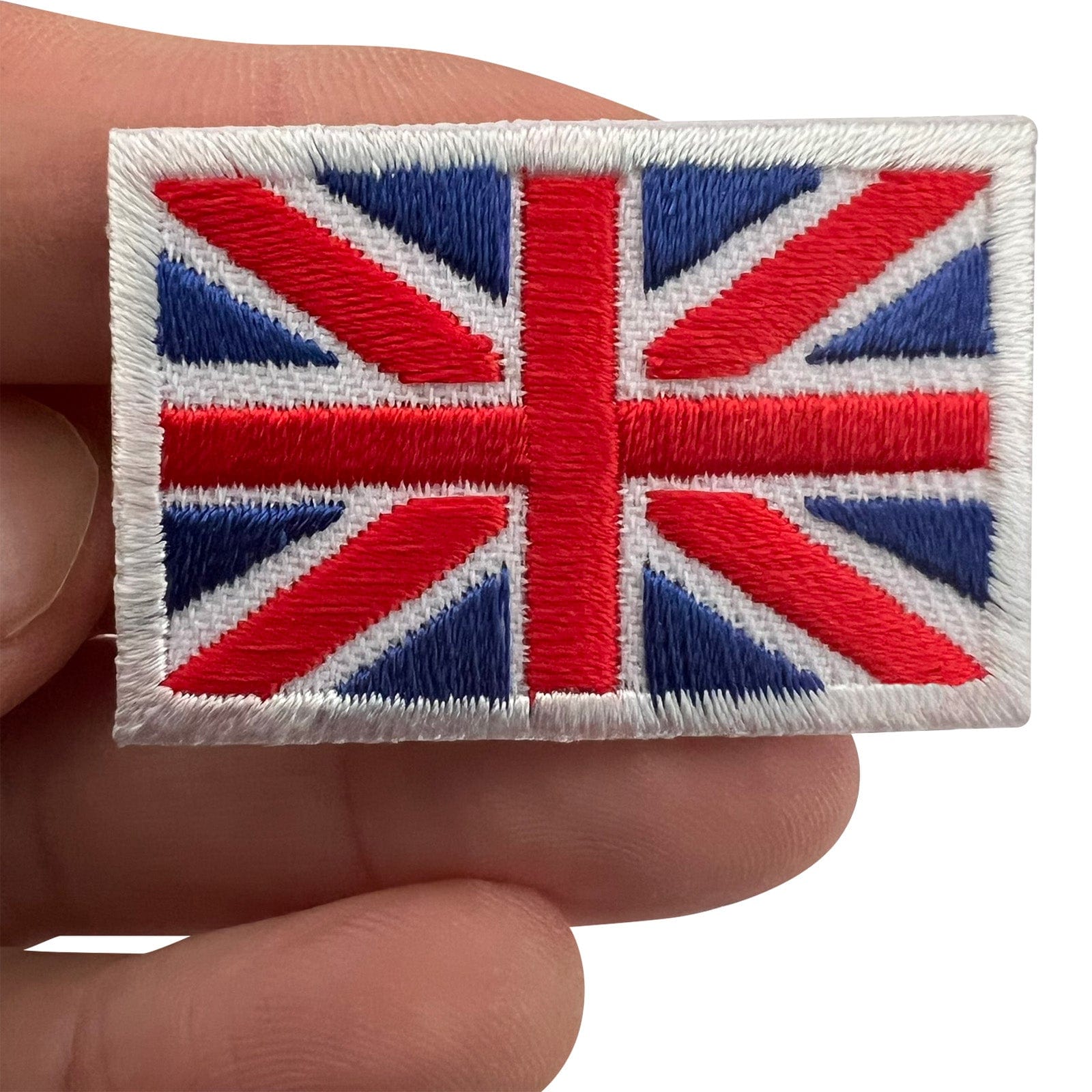 Mini UK Flag Patch Iron Sew On Cloth Small Union Jack British Embroidered Badge
