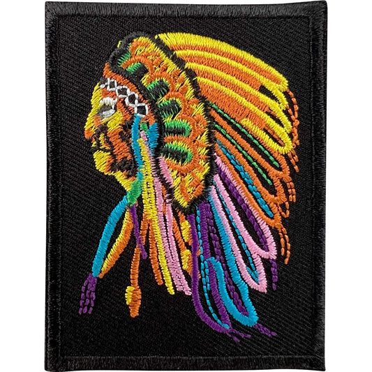Native American Indian Patch Iron Sew On Jean Jacket Shirt Bag Embroidered Badge