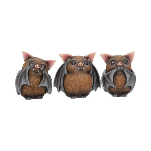 Nemesis Now Three Wise Bats Figurines 8.5cm