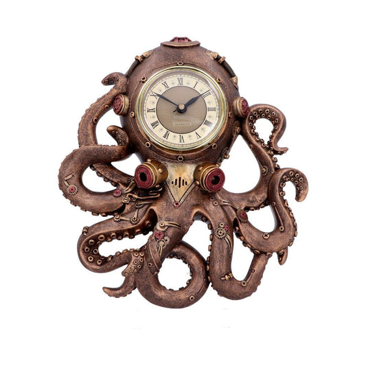 Octoclock Steampunk Octopus Squid Wall Clock