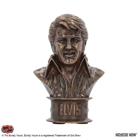Officially Licensed Elvisly Yours Elvis Presley Bust 18cm