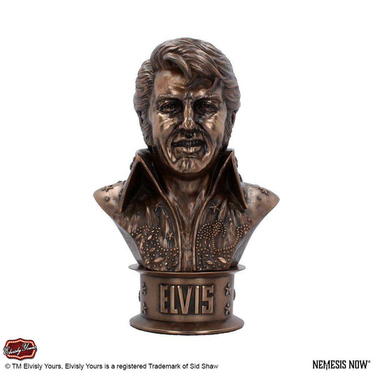 Officially Licensed Elvisly Yours Elvis Presley Bust 33cm