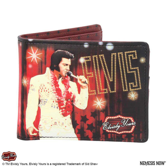 Officially Licensed Elvisly Yours Elvis Wallet Red 11cm
