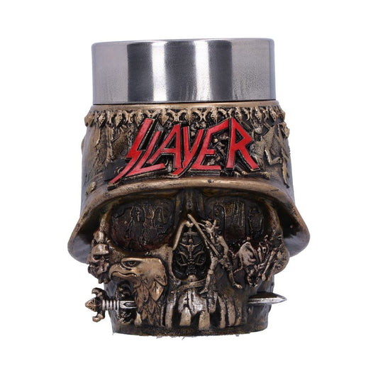 Officially Licensed Slayer Eagle Helmet Skull Logo Shot Glass