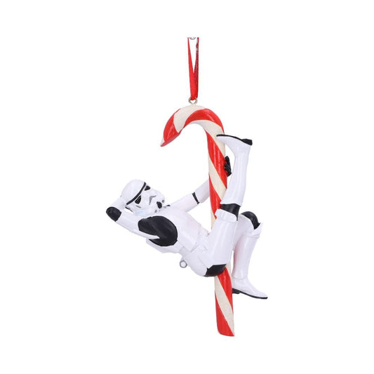 Officially Licensed Stormtrooper Candy Cane Hanging Ornament 12cm