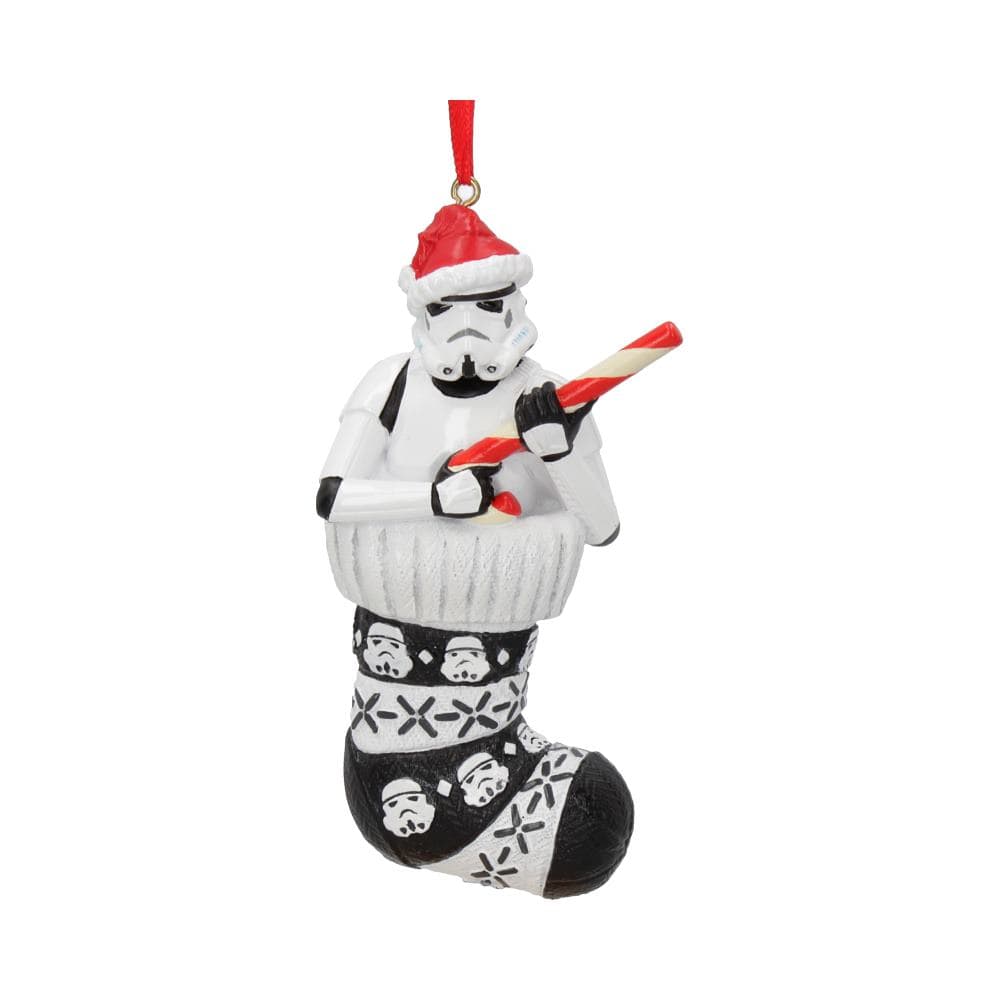 Officially Licensed Stormtrooper in Stocking Hanging Ornament 11.5cm