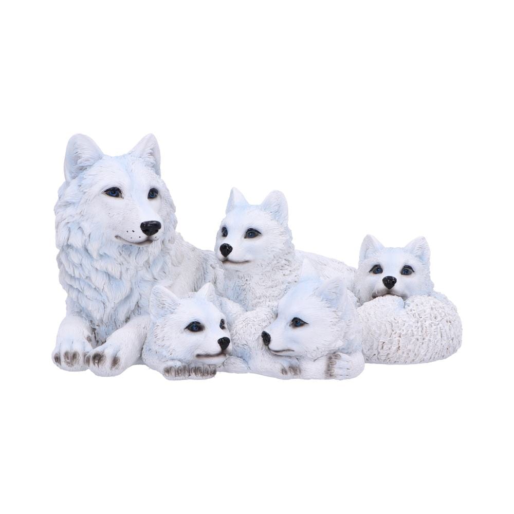 Pups Protection Mother Wolf and Cubs Figurine 20.5cm
