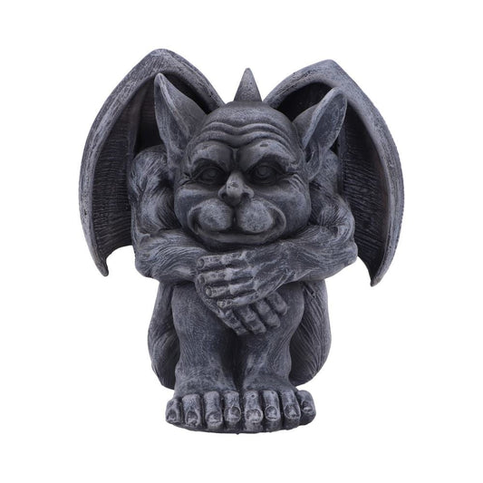 Quasi Dark Black Grotesque Gargoyle Figurine
