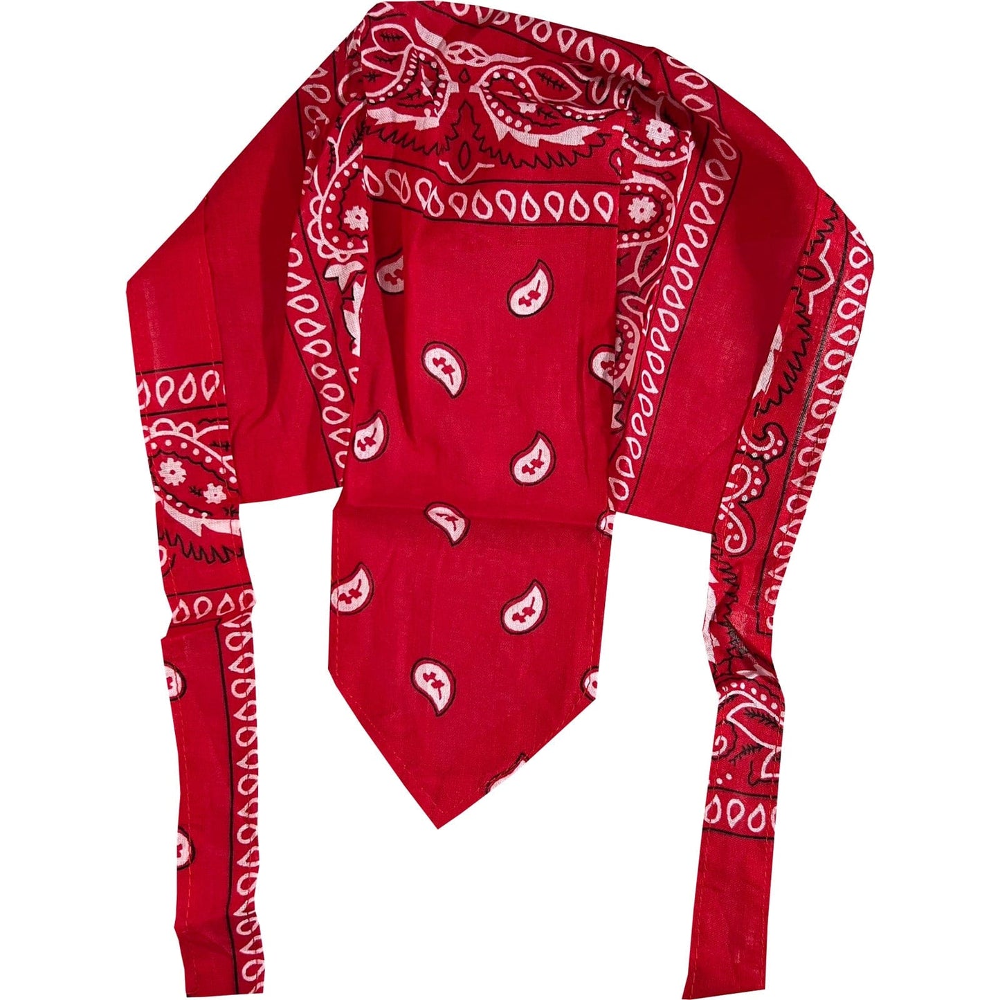 Red Bandana Hairband Headband Headscarf Gym Chef Hat Running Yoga Cycling Cap