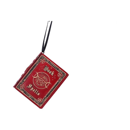 Red Book of Spells Hanging Ornament 7cm
