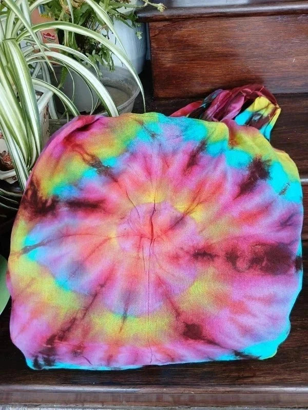 Rainbow Tie Dye Bag Shoulder Messenger Cross Body Travel Beach Holiday Handbag