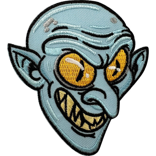 Scary Ghost Alien Patch Iron Sew On Clothes Fancy Dress Costume Embroidery Badge