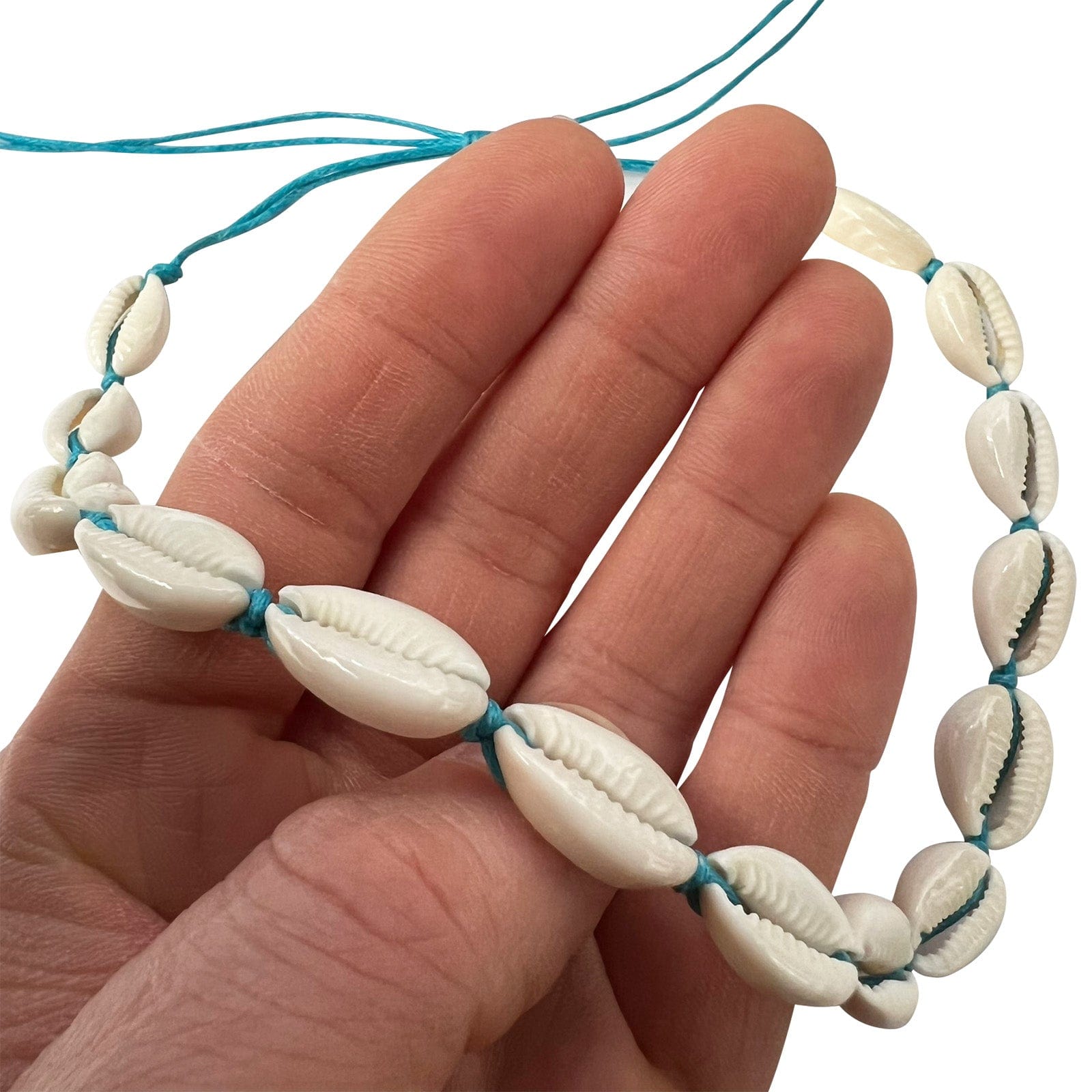 Sea Shell Necklace Choker Turquoise Cord Chain Womens Mens Girls Boys Jewellery