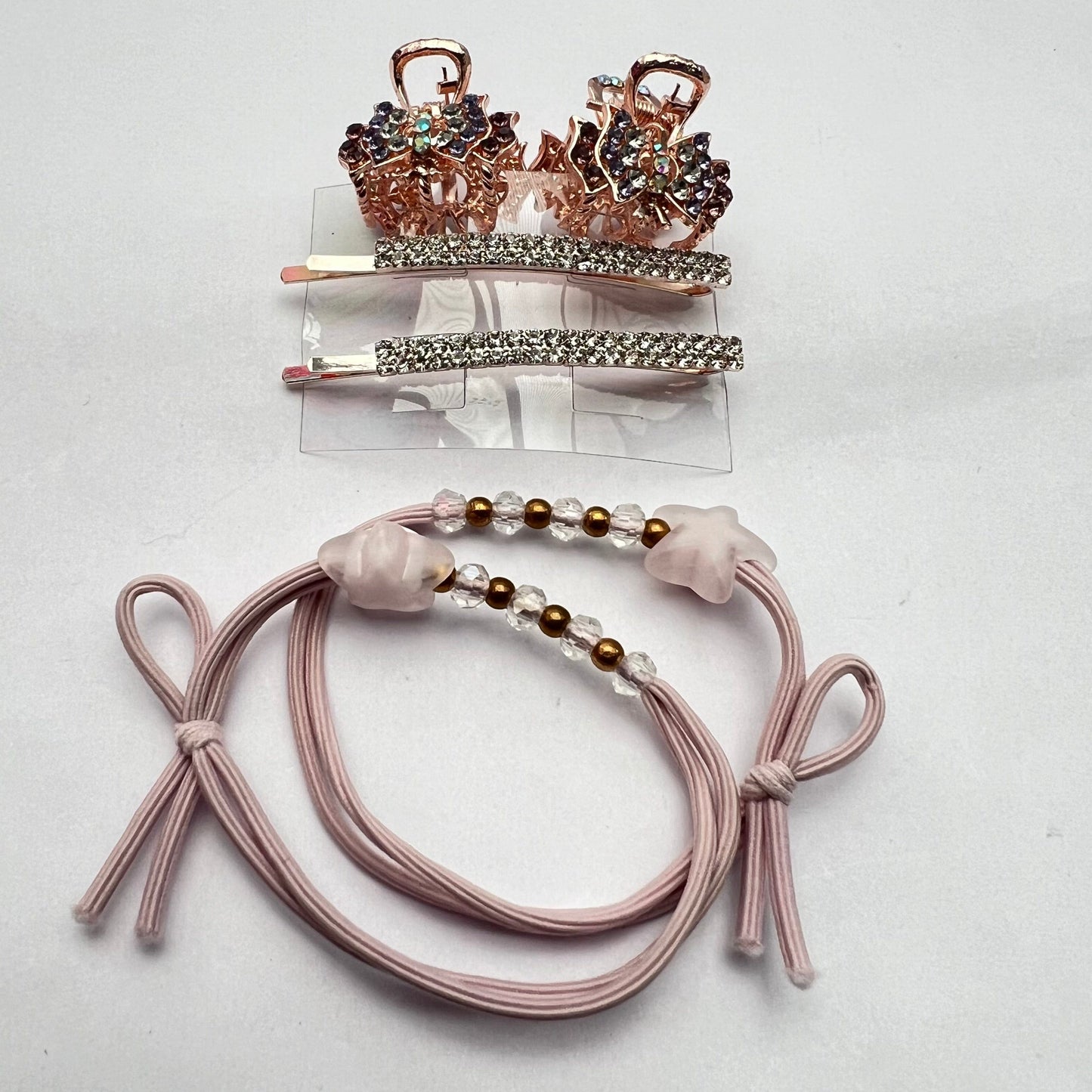 Set of Hair Accessories Hairbands Small Crystals Hair Claw Hair Clip