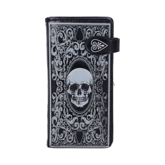 Skull Tarot Card Purse Embossed Wallet