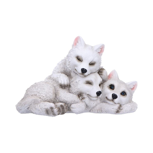 Sleepy Pups Wolf Cubs Figurine 14cm