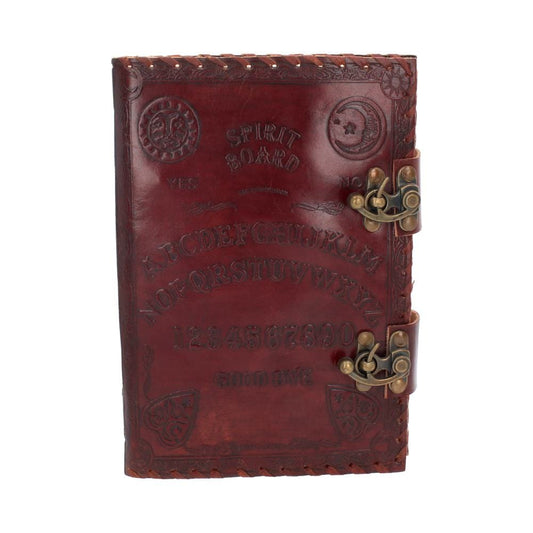 Spirit Board Clasping Embossed Leather Journal