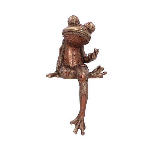 Steampunk Bronze Frog Figurine 30.5cm
