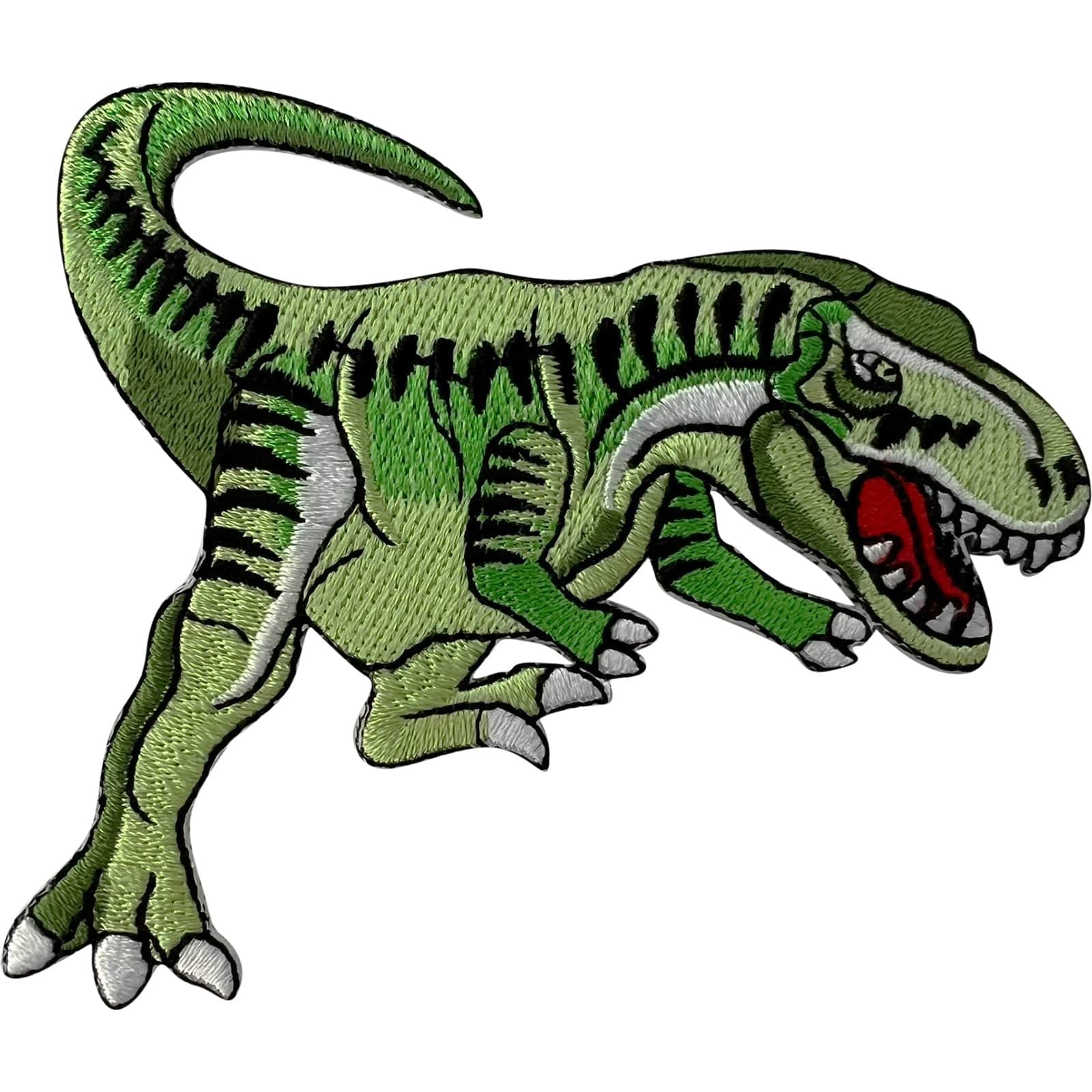 T Rex Dinosaur Patch Iron Sew On Clothes T Shirt Bag Jacket Hat Embroidery Badge